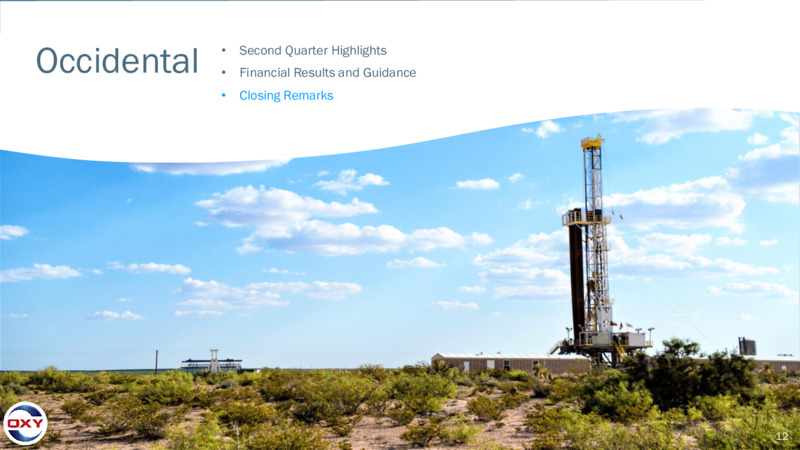 2Q 2021 Earnings Presentation – Occidental Petroleum Corp – slide 11