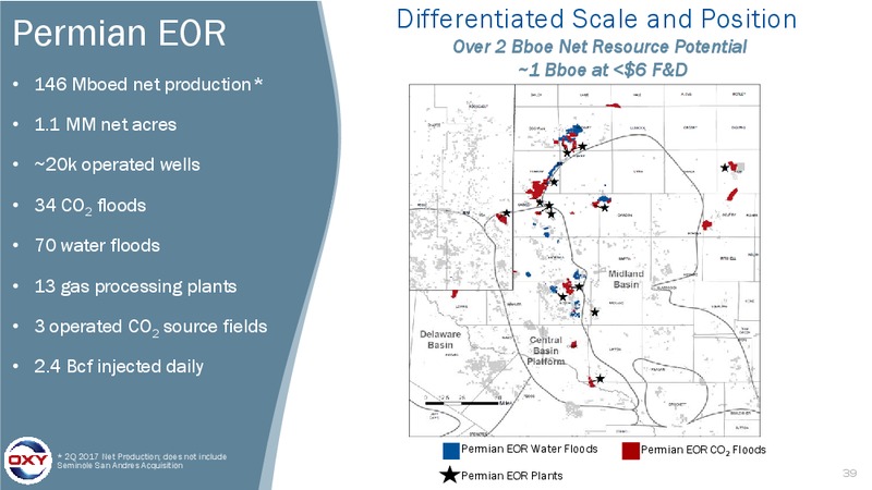 Q3 2017 Earnings Conference Call – Occidental Petroleum Corp – slide 38