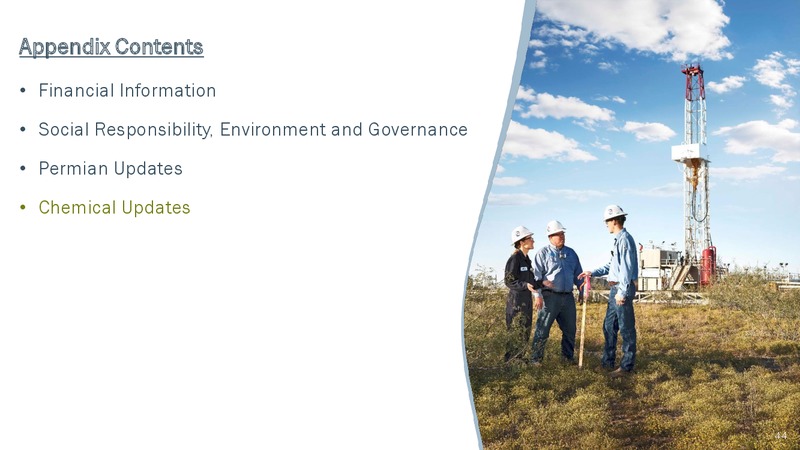 3Q 2018 Earnings – Occidental Petroleum Corp – slide 43