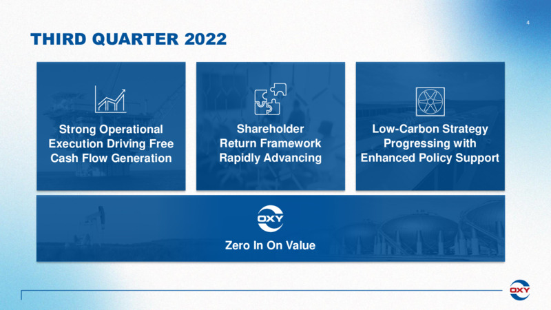3Q 2022 Earnings Presentation – Occidental Petroleum Corp – slide 3
