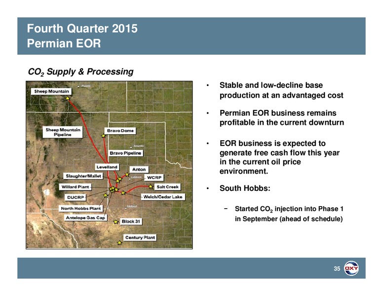 Q4 2015 Results – Occidental Petroleum Corp – slide 34