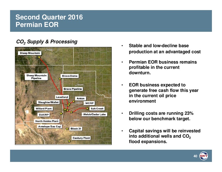 Q2 2016 Earnings Conference Calls – Occidental Petroleum Corp – slide 39