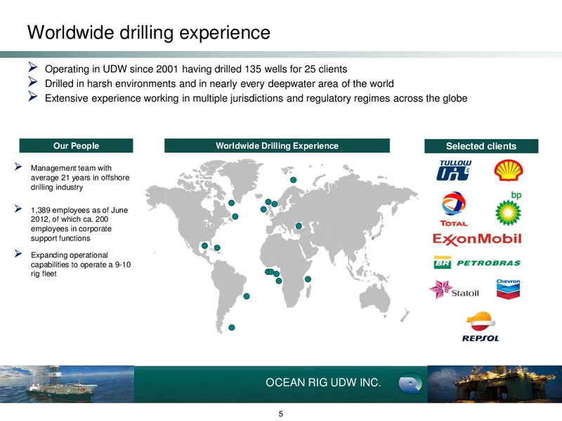 Leveraged Finance Conference – Ocean Rig UDW Inc. – slide 5
