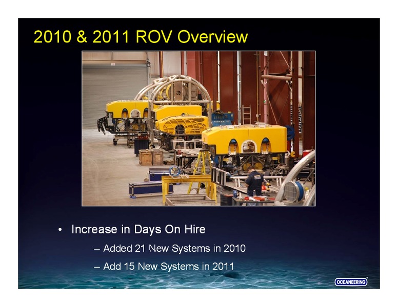 SAN FRANCISCO ENERGIZE CONFERENCE – Oceaneering International – slide 18