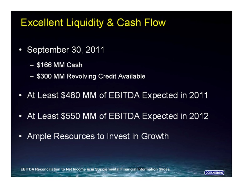 CREDIT SUISSE ENERGY SUMMIT – Oceaneering International – slide 10