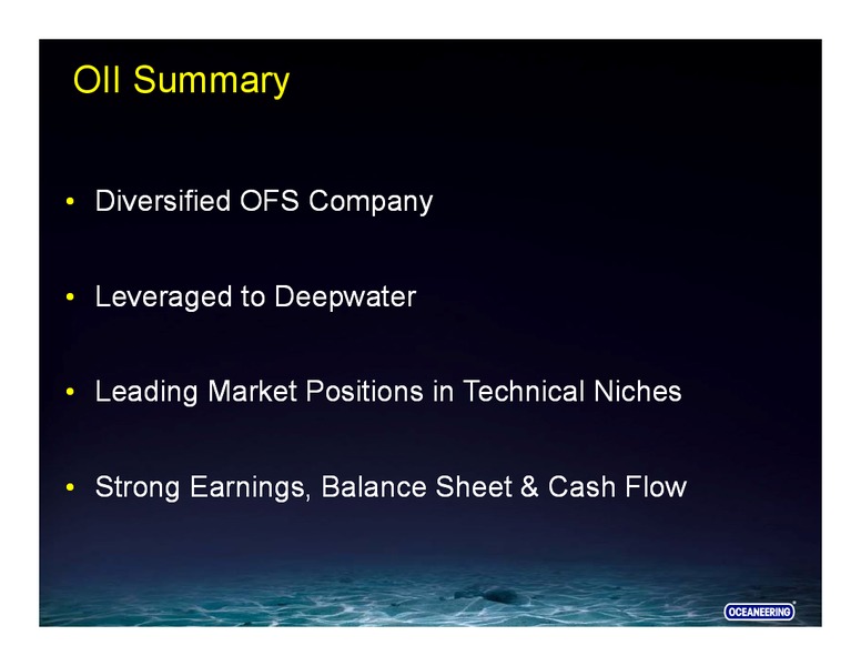 HOWARD WEIL 39TH ANNUAL ENERGY CONFERENCE – Oceaneering International – slide 35