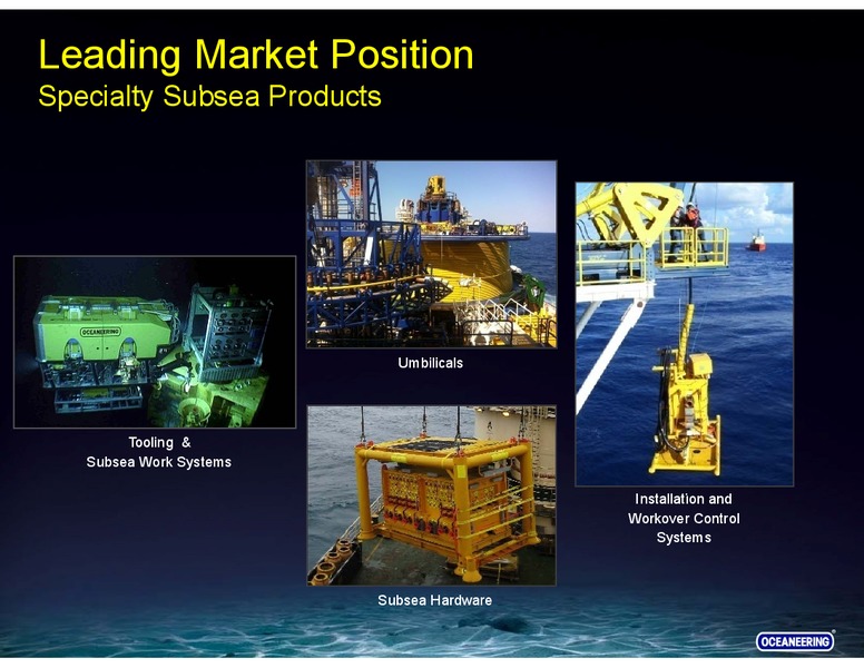 RBC Global Energy & Power Executive Conference – Oceaneering International – slide 33