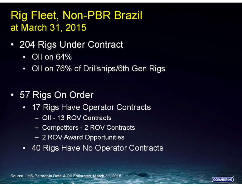 GLOBAL HUNTER 100 CONFERENCE – Oceaneering International – slide 26