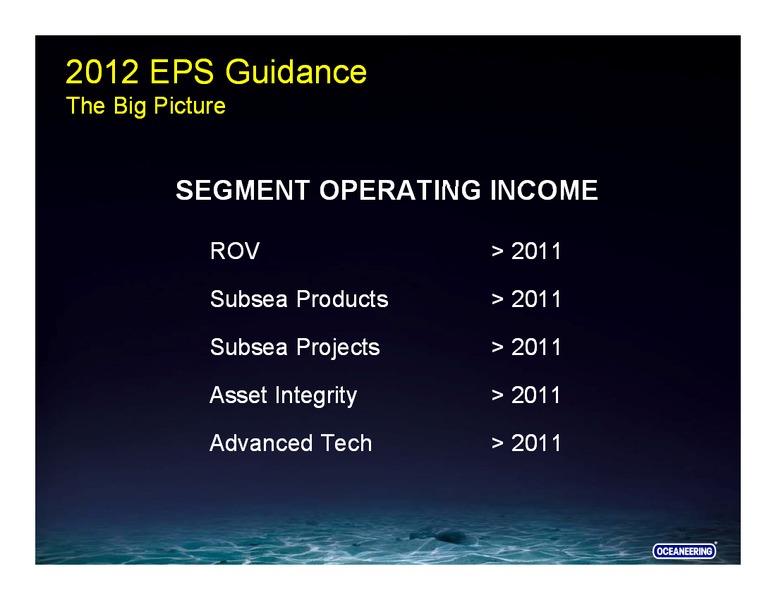 GHS 100 SECURITIES ENERGY CONFERENCE – Oceaneering International – slide 10