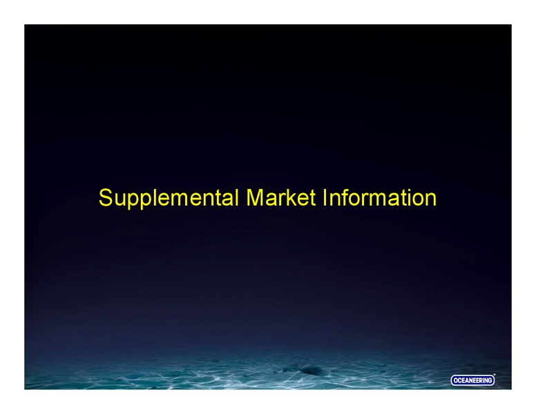 JUNE 2015 INVESTOR PRESENTATION – Oceaneering International – slide 18