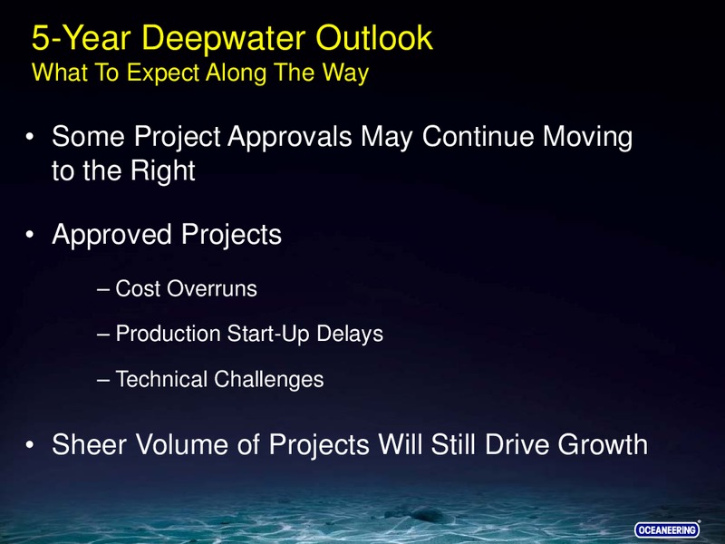 BARCLAYS CEO ENERGY POWER CONFERENCE – Oceaneering International – slide 26
