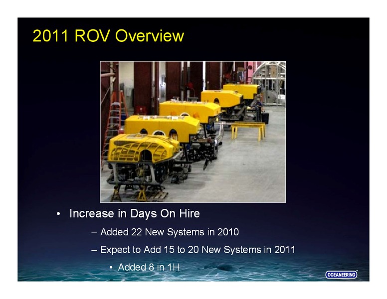 JOHNSON RICE COMPANY ENERGY CONFERENCE – Oceaneering International – slide 18
