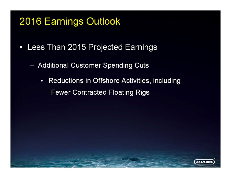 Cowen and Company Ultimate Energy Conference – Oceaneering International – slide 10