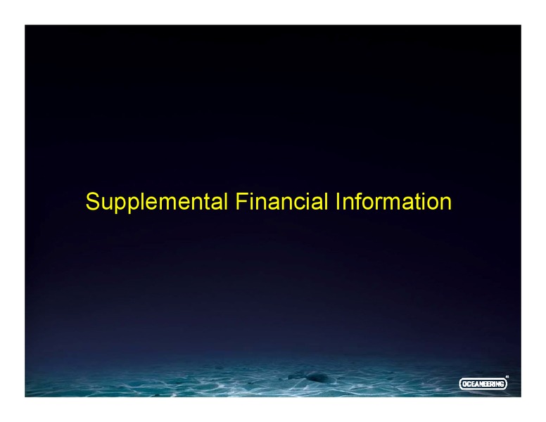 Cowen and Company Ultimate Energy Conference – Oceaneering International – slide 15