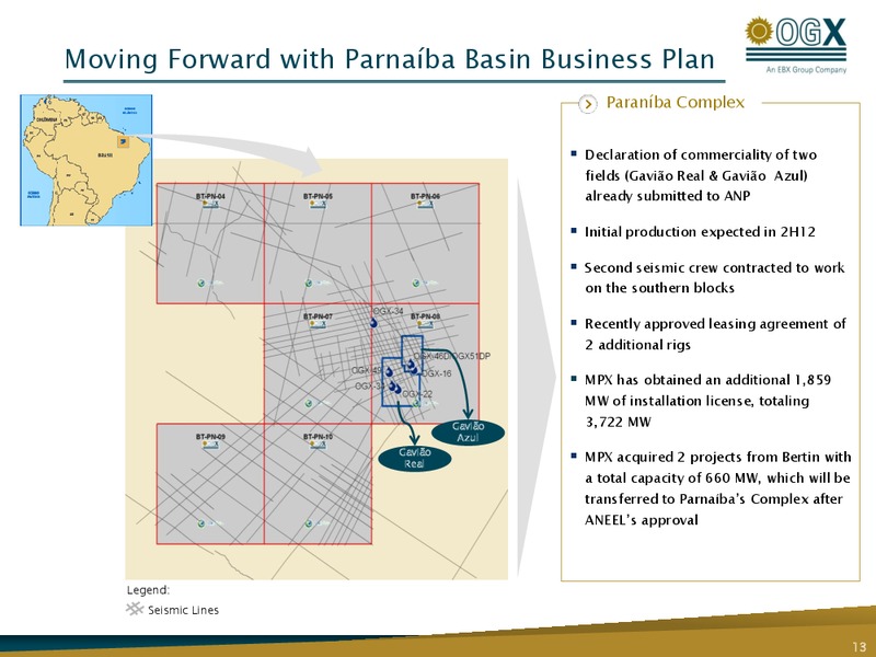 Q2 2011 RESULTS – OGX Petroleo – slide 12