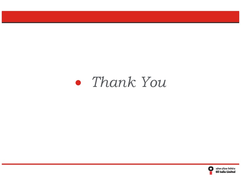 August 2015 Investor Presentation – Oil India Ltd. – slide 42