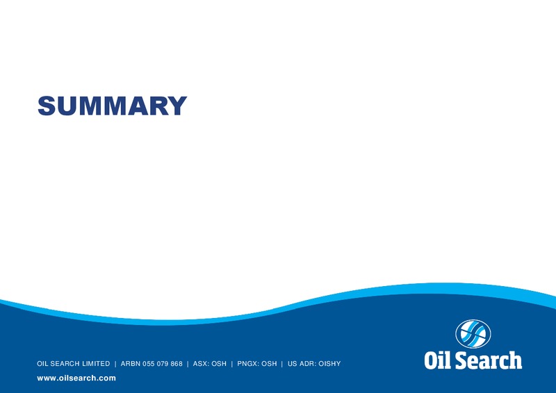 2019 Full Year Results – Oil Search Limited – slide 32