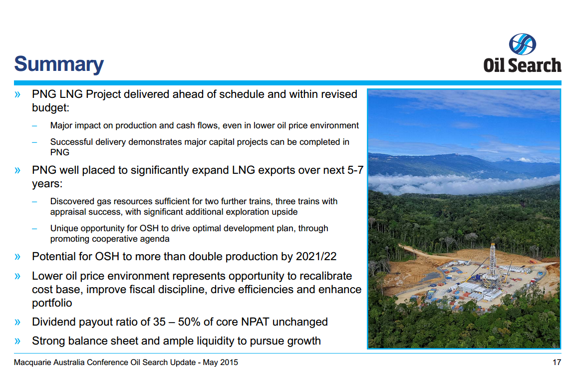 Macquarie Australia Conference – Oil Search Limited – slide 18
