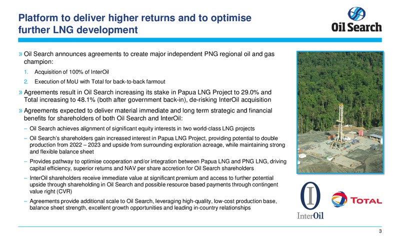 North American Roadshow – Oil Search Limited – slide 4