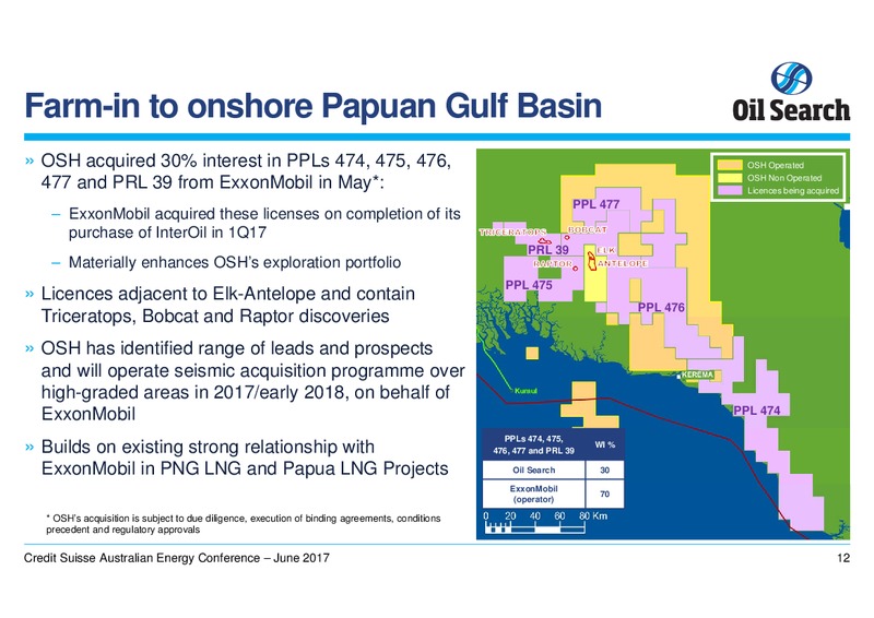 Credit Suisse Australian Energy Conference – Oil Search Limited – slide 12