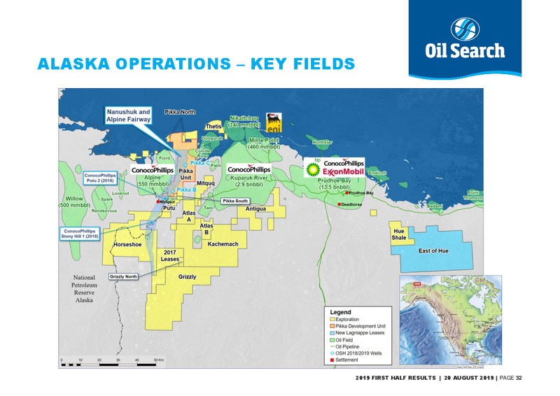 1H 2019 Earnings Presentation – Oil Search Limited – slide 31