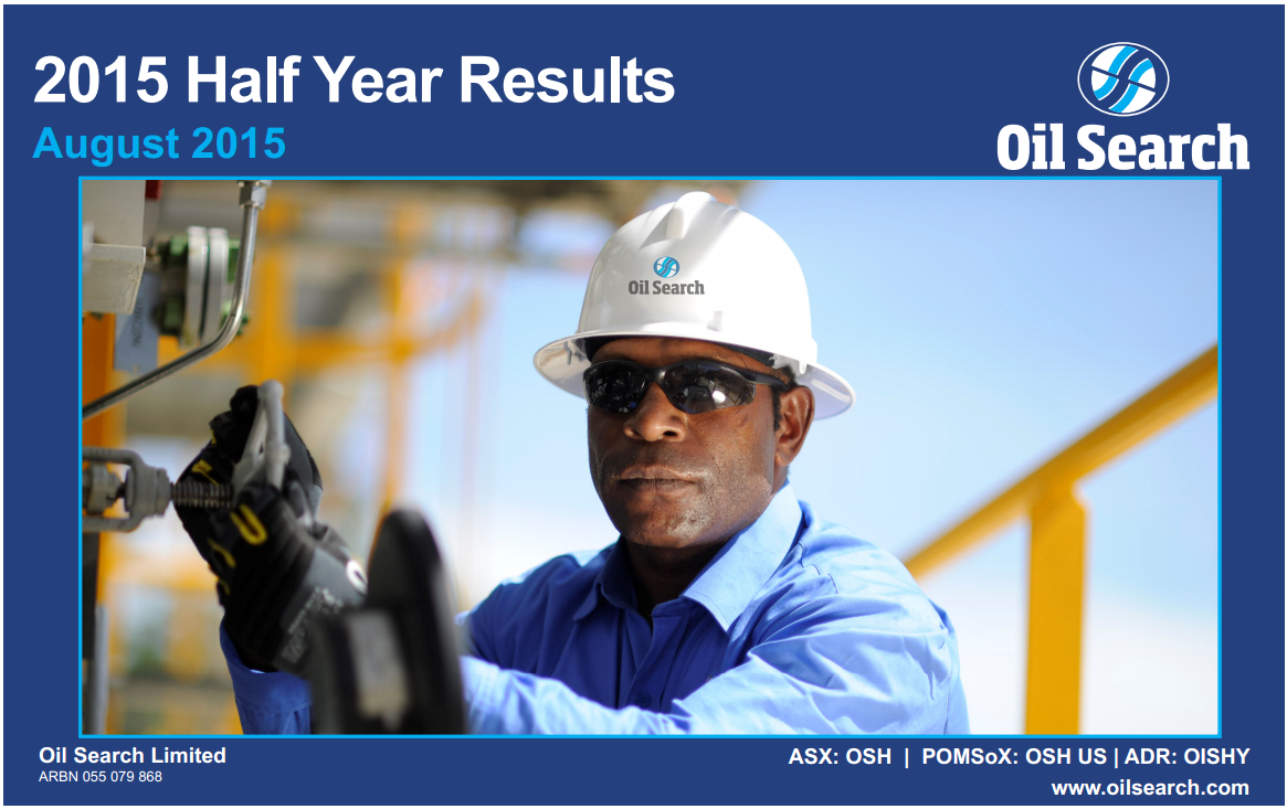 August 2015 Investor Presentation – Oil Search Limited – slide 1
