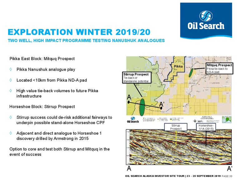 Oil Search Alaska Field Trip – Oil Search Limited – slide 38