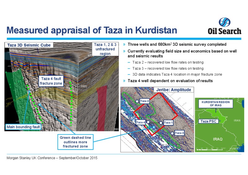 Morgan Stanley UK Conference – Oil Search Limited – slide 17