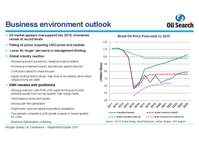 Morgan Stanley UK Conference – Oil Search Limited – slide 19