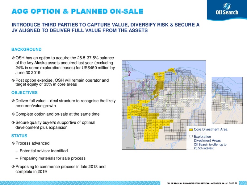 October 2018 Alaska Investor Review – Oil Search Limited – slide 49