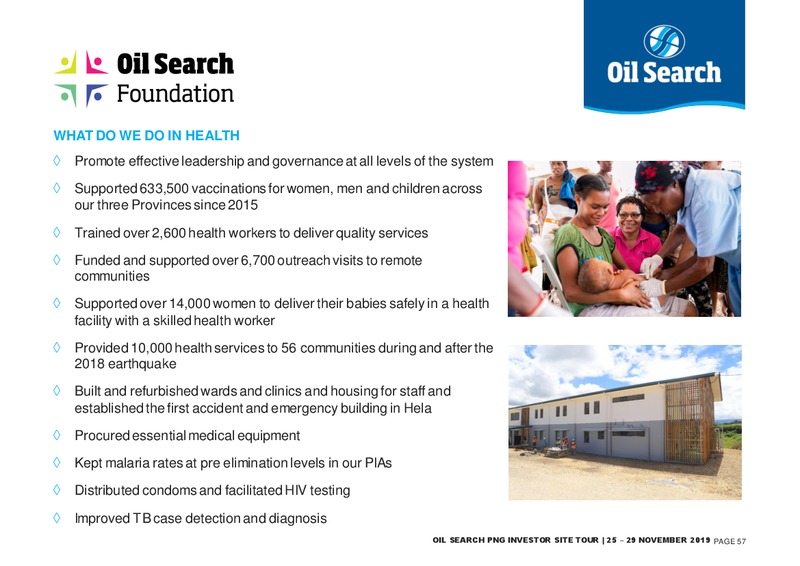 PNG Field Trip Presentation – Oil Search Limited – slide 56