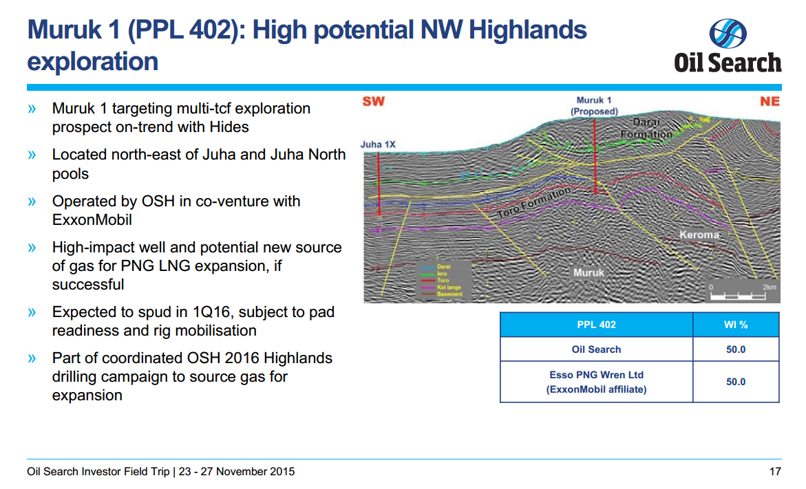 Investor Field Trip – Oil Search Limited – slide 13
