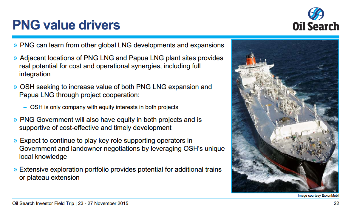Investor Field Trip – Oil Search Limited – slide 18
