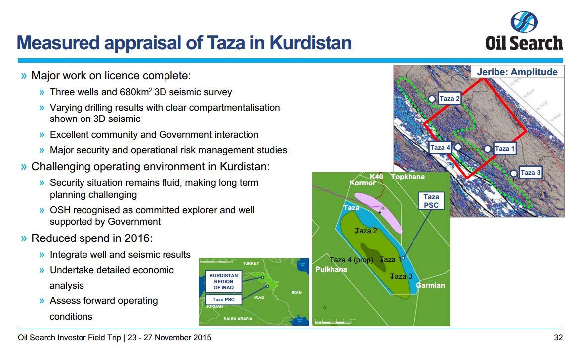 Investor Field Trip – Oil Search Limited – slide 27