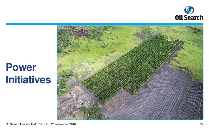 November 2016 Investor Presentation – Oil Search Limited – slide 38