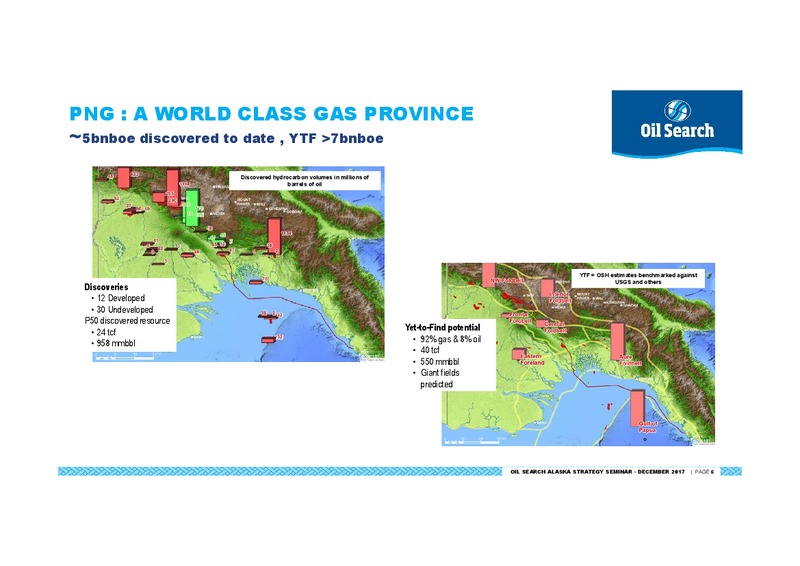 Alaska North Slope Transaction – Oil Search Limited – slide 6