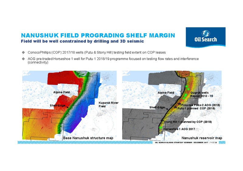 Alaska North Slope Transaction – Oil Search Limited – slide 26