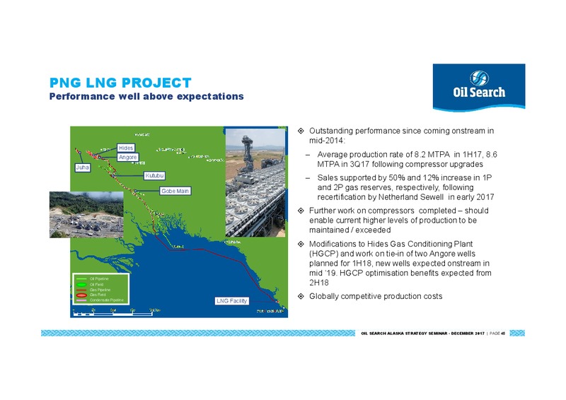 Alaska North Slope Transaction – Oil Search Limited – slide 45