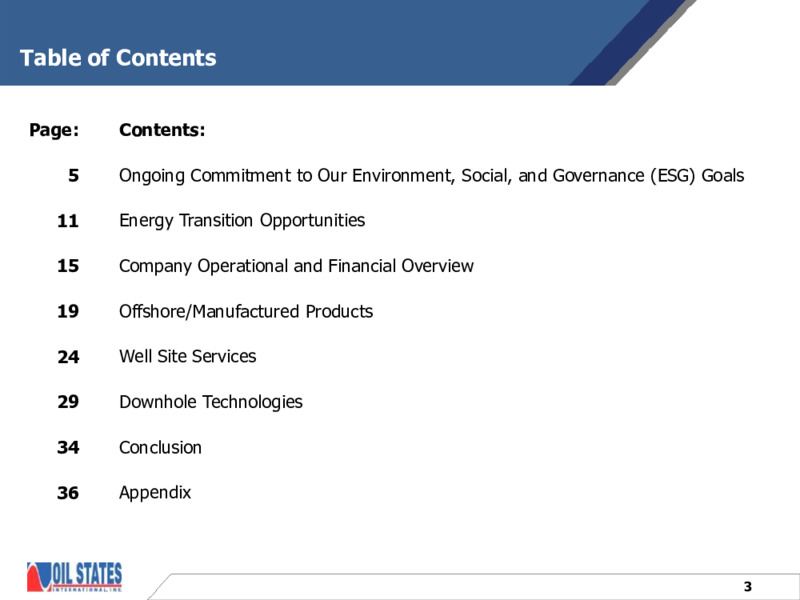 February 2022 Investor Presentation – Oil States International Inc. – slide 2
