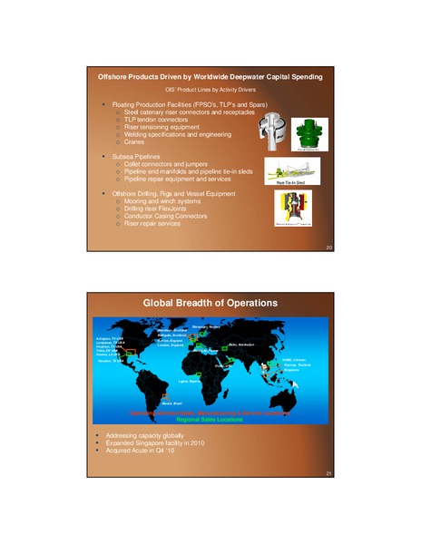 CREDIT SUISSE ENERGY SUMMIT – Oil States International Inc. – slide 10