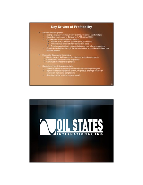 CREDIT SUISSE ENERGY SUMMIT – Oil States International Inc. – slide 16