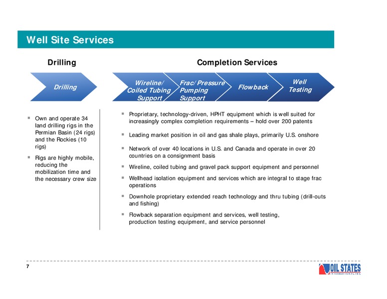 2017 JP Morgan Energy Equity Conference – Oil States International Inc. – slide 6