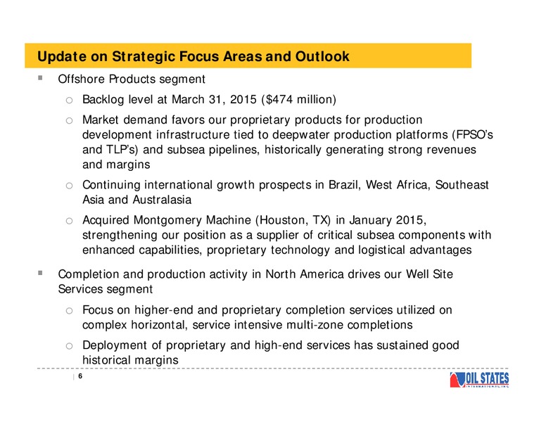 TPH 2015 HOTTER N HELL CONFERENCE – Oil States International Inc. – slide 5