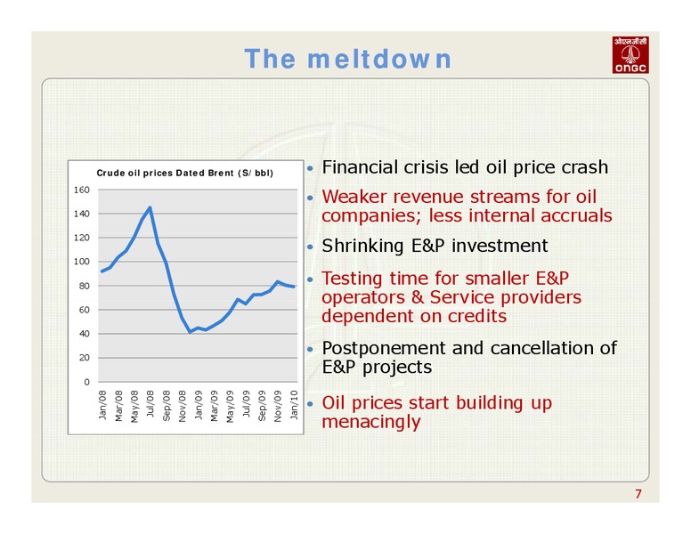 14TH DSP MERRIL LYNCH INDIA INVESTOR CONFERENCE – Oil and Natural Gas Corporation of India – slide 7