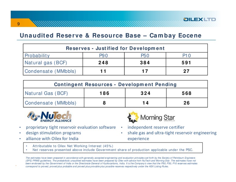 INVESTOR PRESENTATION – Oilex Ltd. – slide 8