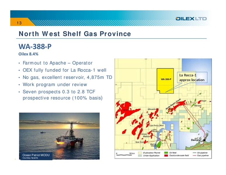 INVESTOR PRESENTATION – Oilex Ltd. – slide 12
