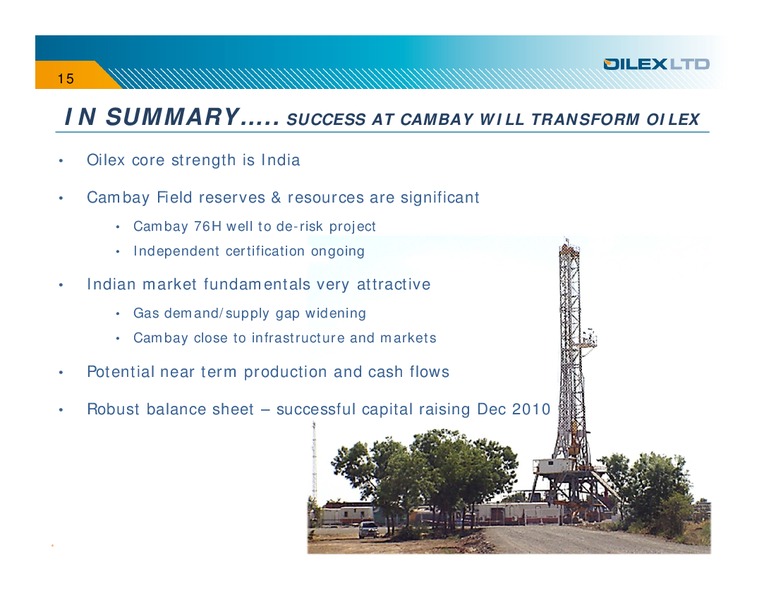 INVESTOR PRESENTATION – Oilex Ltd. – slide 14