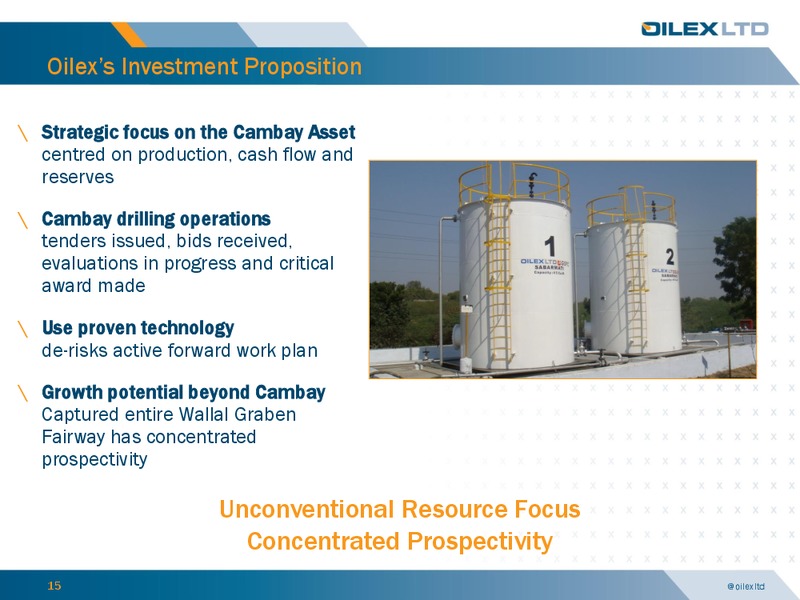 November 2013 Investor Presentation – Oilex Ltd. – slide 14