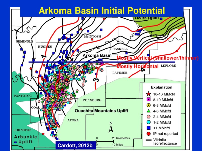 Woodford Shale: From Hydrocarbon Source Rock to Reservoir – Oklahoma Geological Survey – slide 53