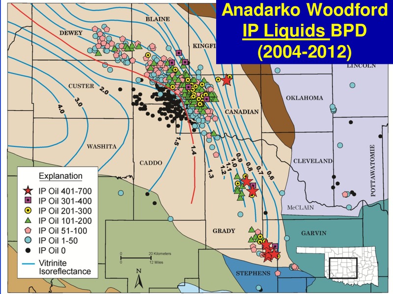 Woodford Shale: From Hydrocarbon Source Rock to Reservoir – Oklahoma Geological Survey – slide 69